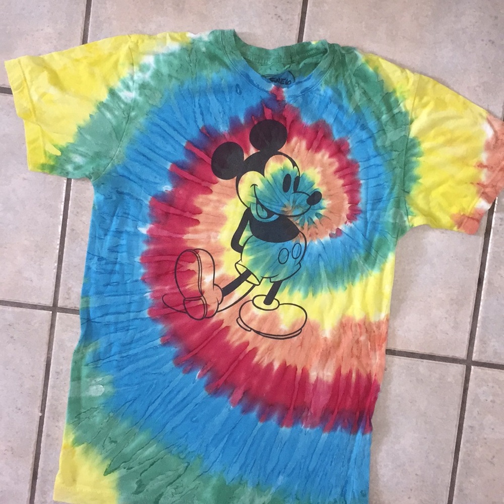 Unisex Tie Dye Mickey Shirt